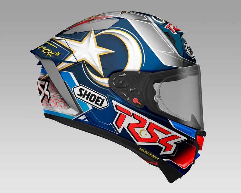 SHOEI X-FIFTEEN (X15) TOPRAK RIGHT TC-2