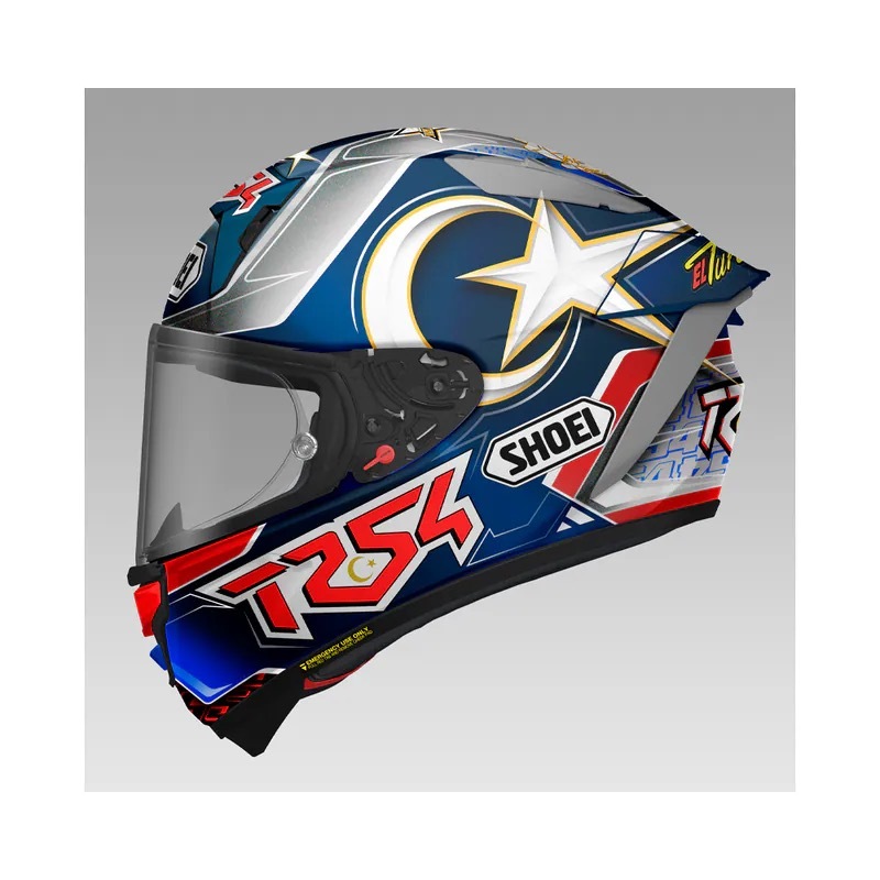 SHOEI X-FIFTEEN (X15) TOPRAK RIGHT TC-2