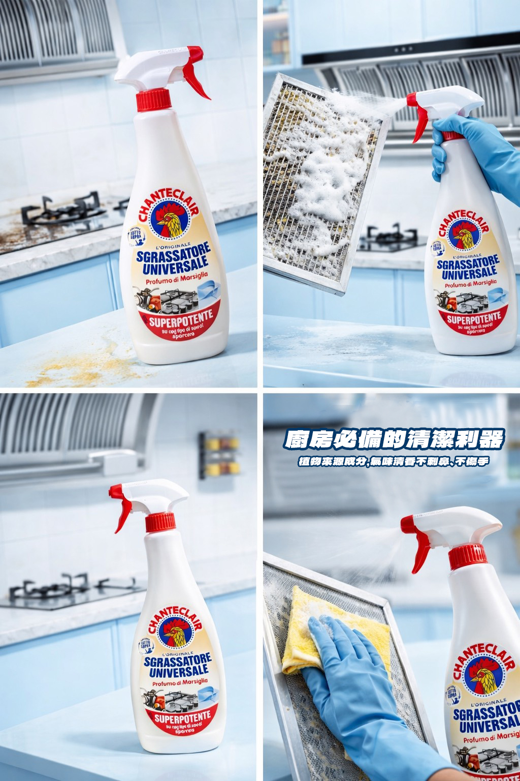Chante clair 大公雞  多功能油污清潔劑
