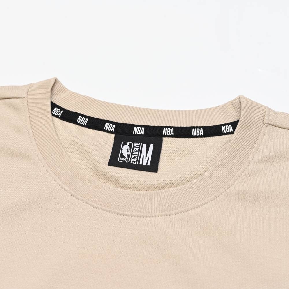 NBA 大學T 隊徽印刷 卡其 薄款 長袖上衣 熱火隊 3255101001