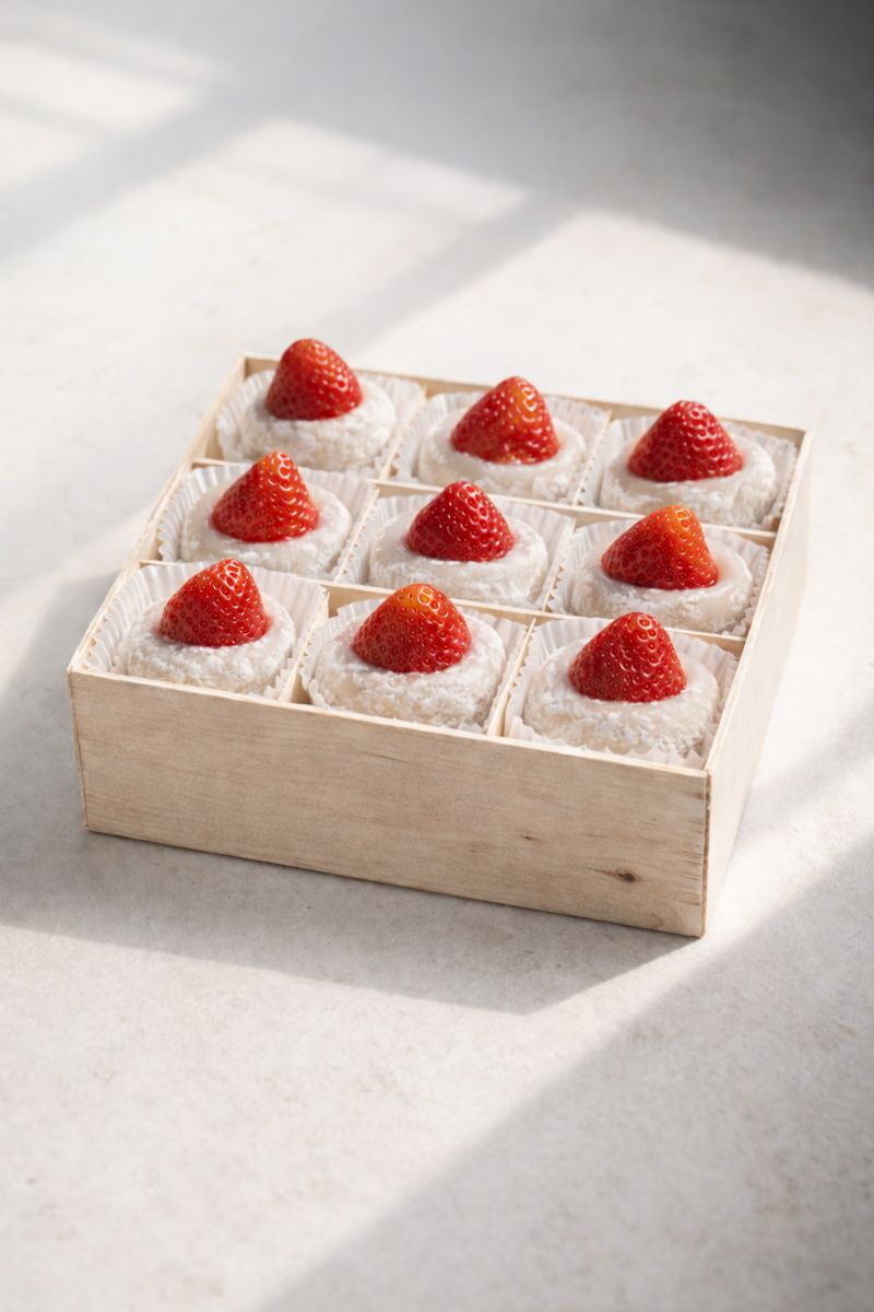 Fresh Strawberry Daifuku Gift Box (9 pcs)