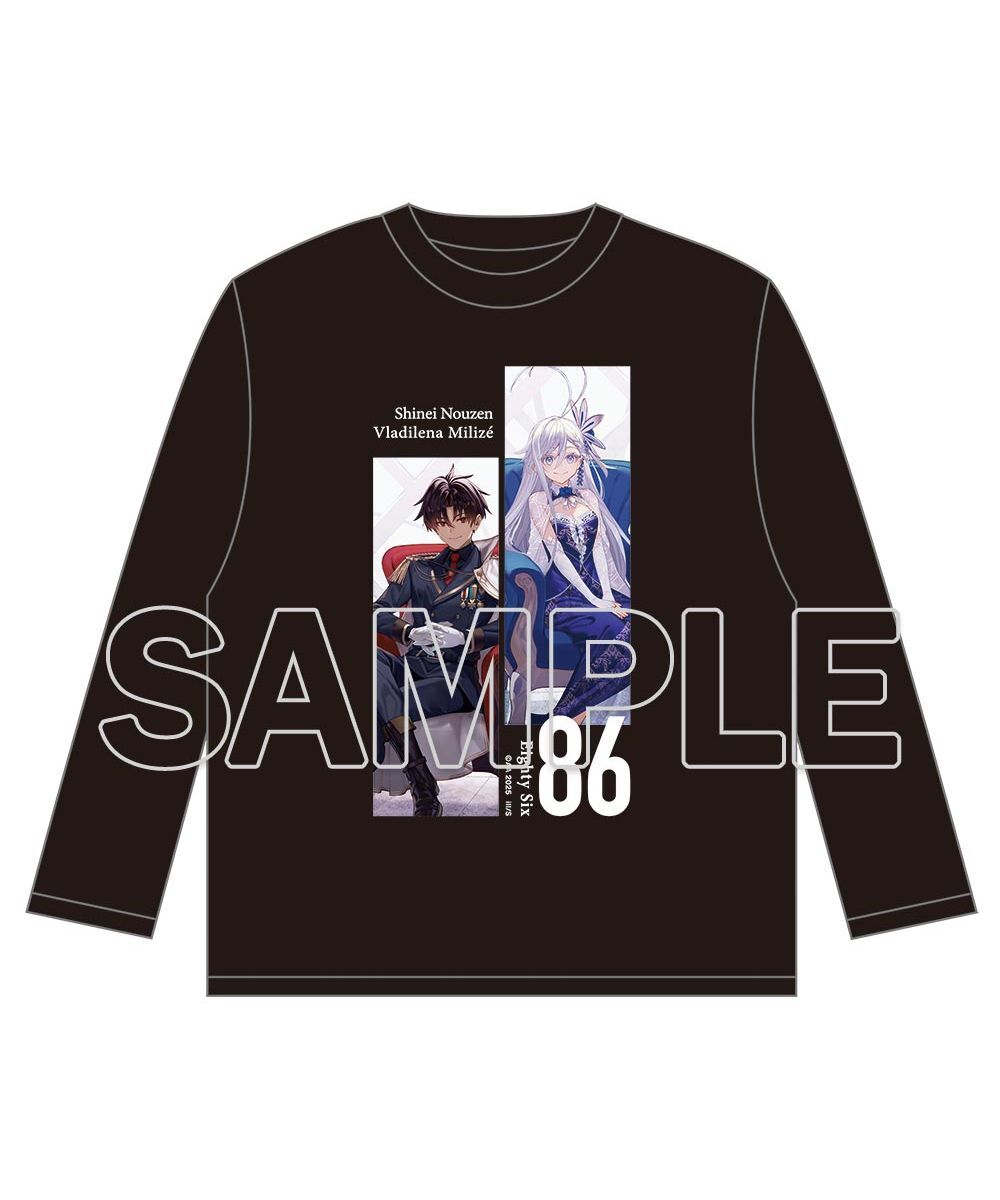 預購-『86─不存在的戰區─』8.6周年紀念 長袖T恤 【日本進口精品】
