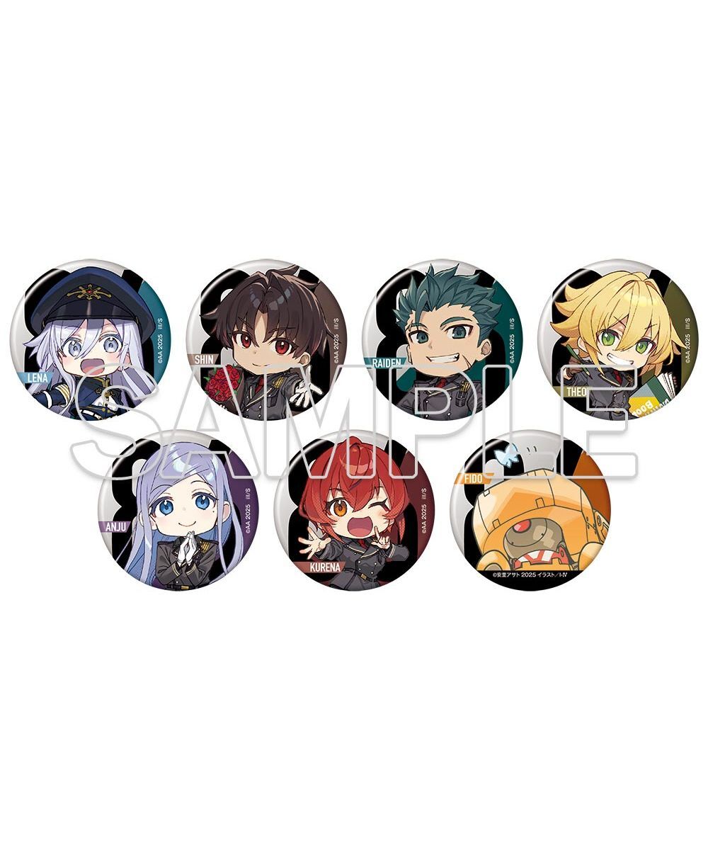 預購-『86─不存在的戰區─』8.6周年紀念 集換式Q版金屬風徽章 PACK盲盒販售 隨機出貨【日本進口精品】