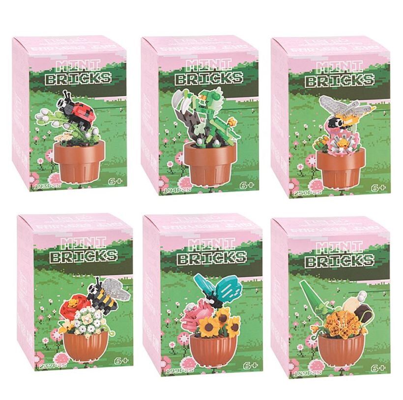 lesserpavey,minibricks,昆蟲盆栽微型積木,拼裝積木,微顆粒積木,益智玩具,樂高,積木,積木公仔,送禮,生活用品,選品,家居,下午茶,儀式感,內湖,換個角度有限公司