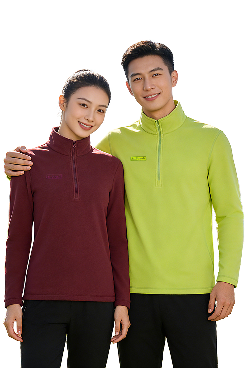 立領刷毛保暖衣｜男女款 FM3005 (舒適保暖、長袖T、刷毛面料)