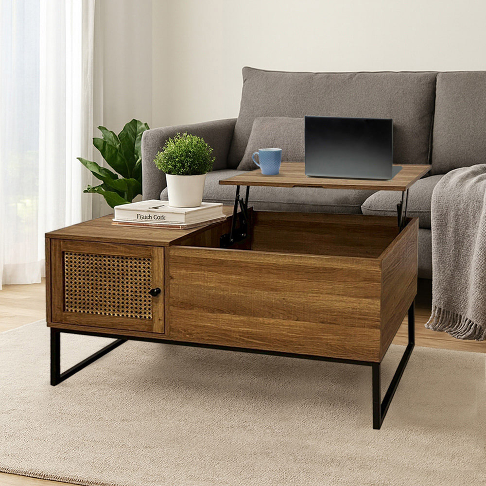 【AOTTO】歐式多功能收納儲物升降茶几(TA-045)