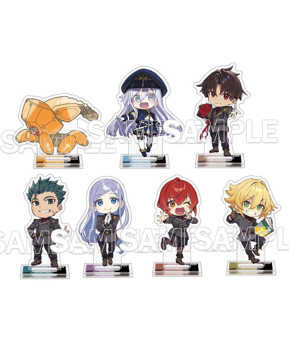 預購-『86─不存在的戰區─』8.6周年紀念 Q版壓克力人形立牌 系列【日本進口精品】