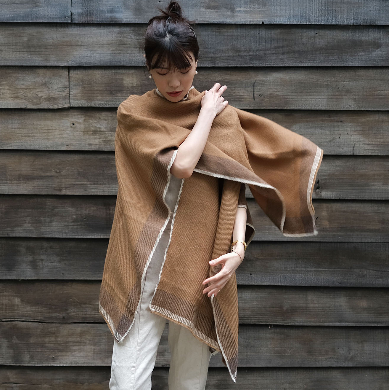 【限量】安地斯羊駝斗篷｜棠木｜秘魯