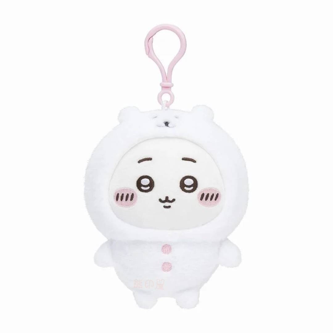 Chiikawa X Nagano吉伊卡哇自嘲熊款毛公仔吊飾 掛飾