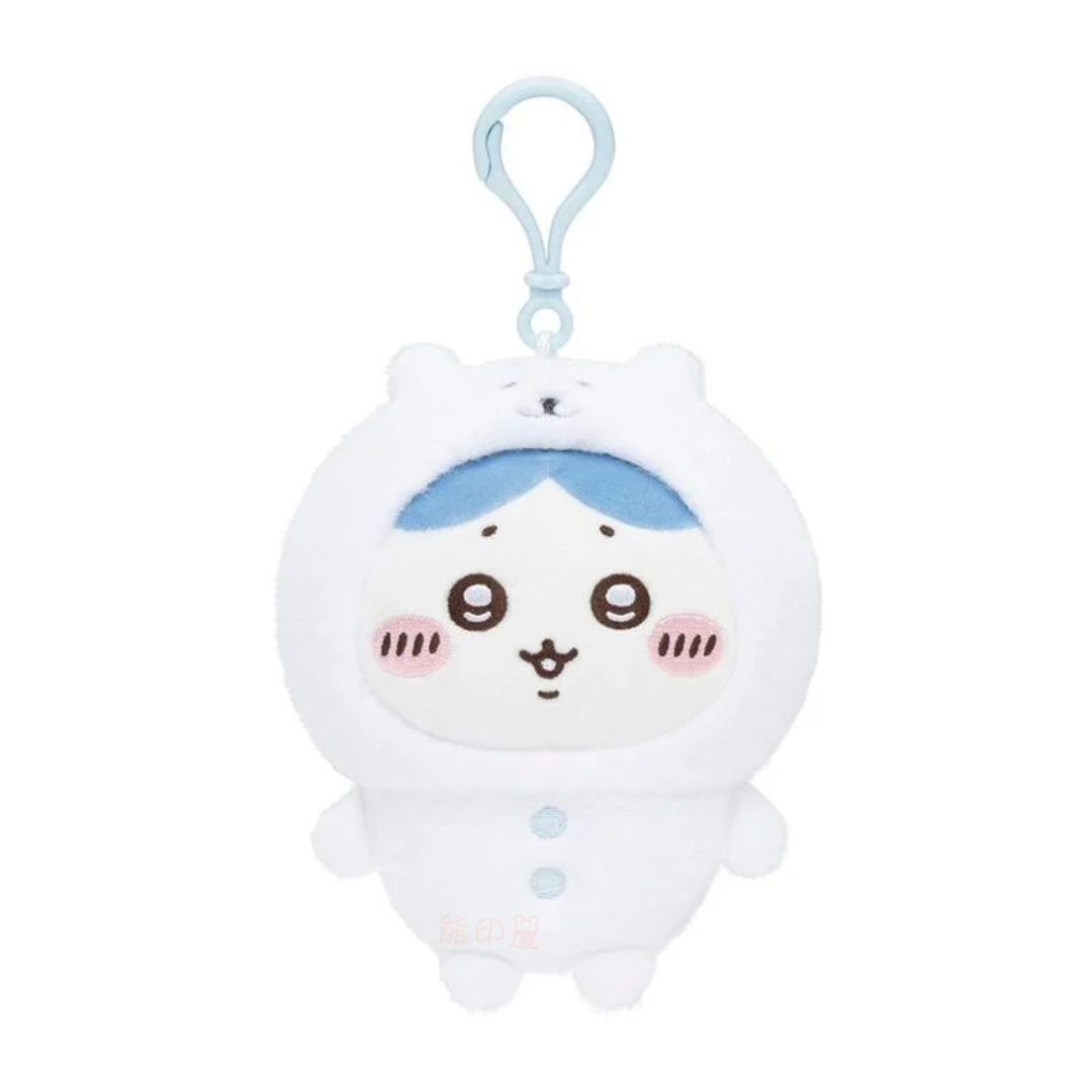 Chiikawa X Nagan小八貓自嘲熊款毛公仔吊飾 掛飾
