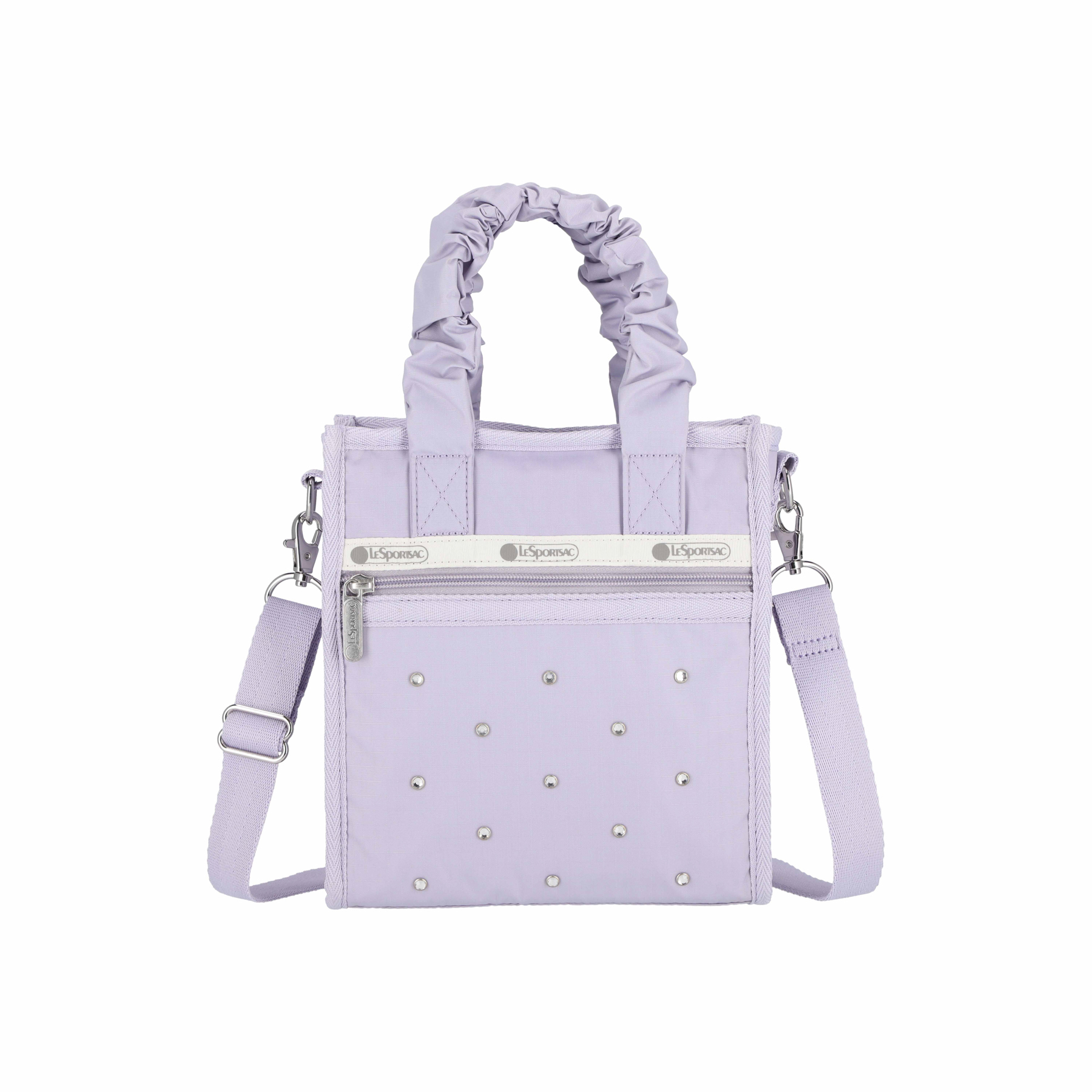 迷你方型手挽/斜揹袋 (BIJOU SOFT LAVENDER)