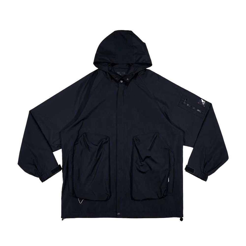KANGOL 外套 黑色 多口袋 防潑水 防風外套 中性 6555142020