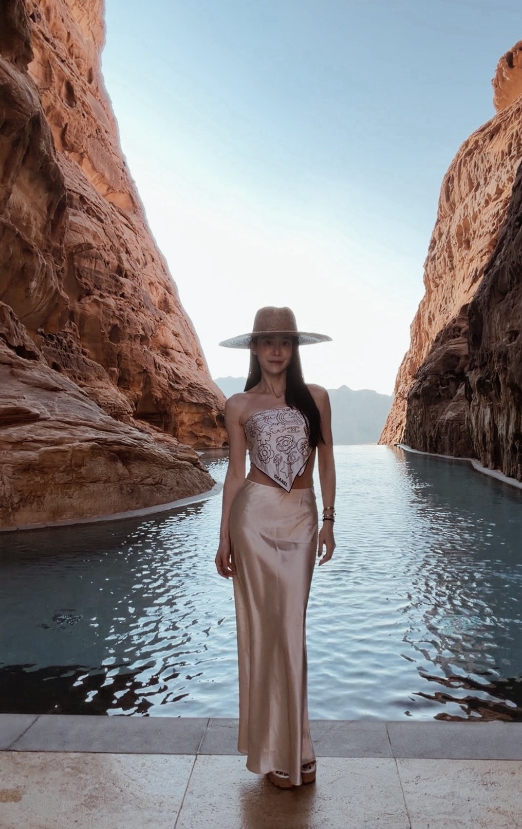 超絲滑緞面長裙