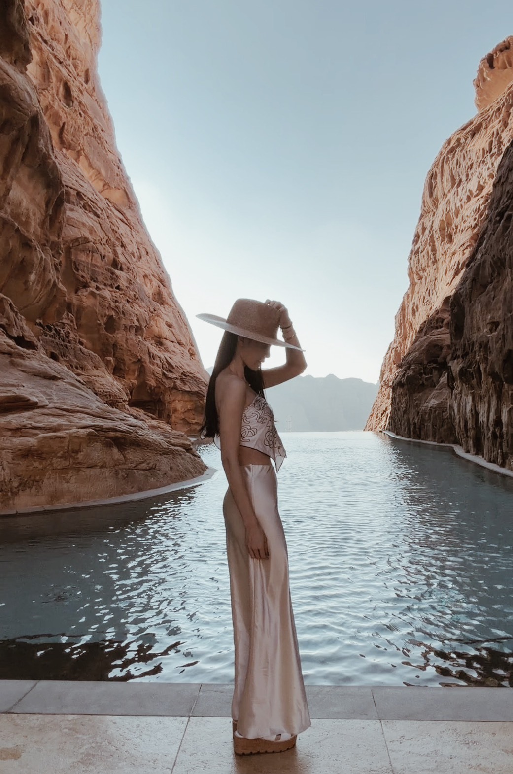 超絲滑緞面長裙