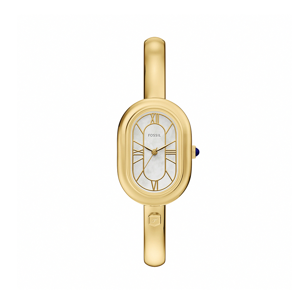 Sloan 金色不鏽鋼錶帶錶帶 25 MM ES5444