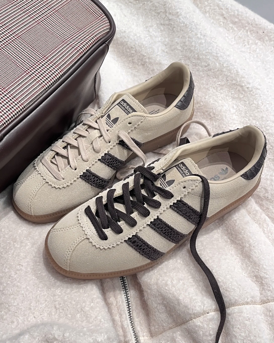 ADIDAS BERMUDA 珍珠奶茶 咖啡色 深棕色 大地色 焦糖底 復古裂紋 女鞋 IH4183 / 預購