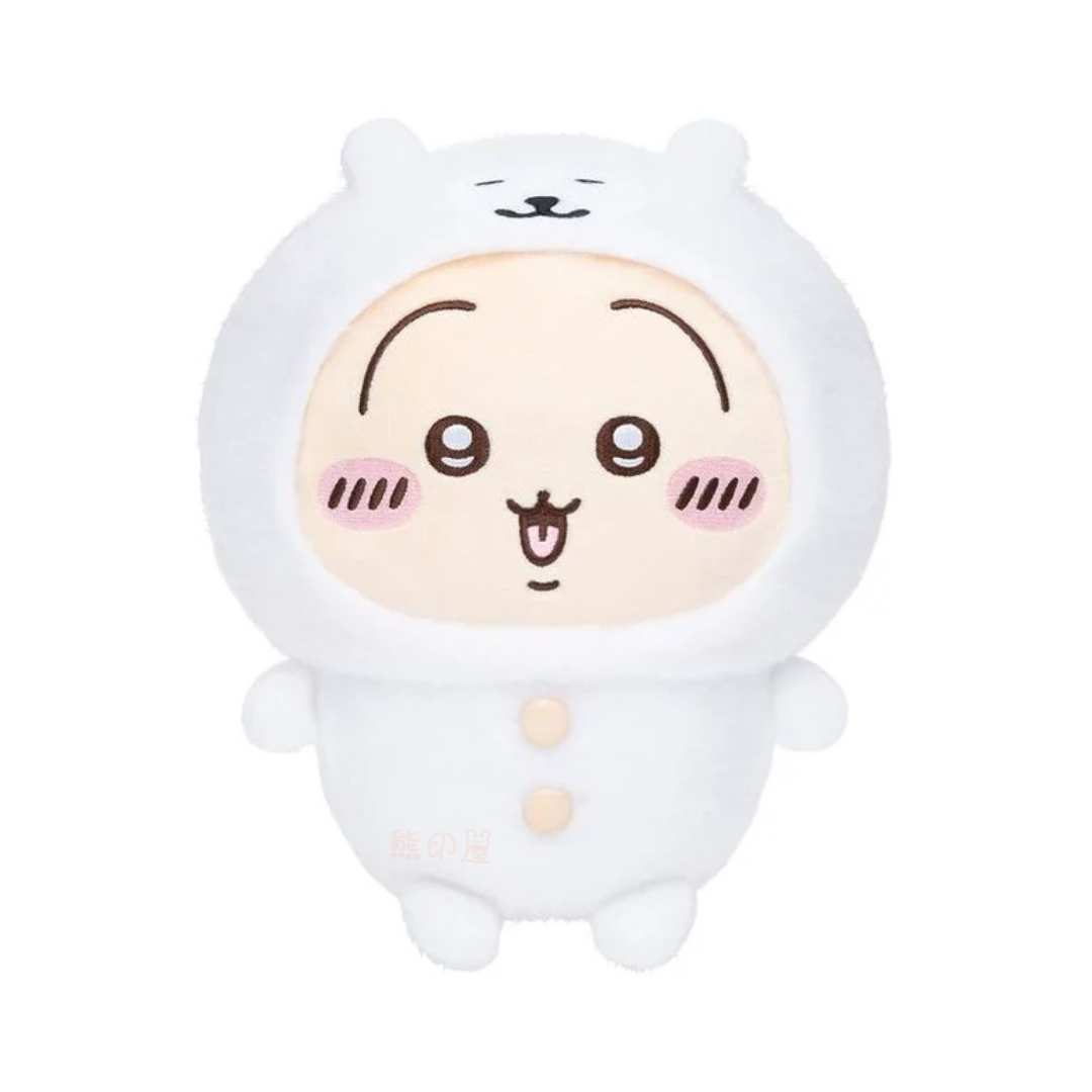 Chiikawa X Nagano 兔子自嘲熊款毛公仔擺件