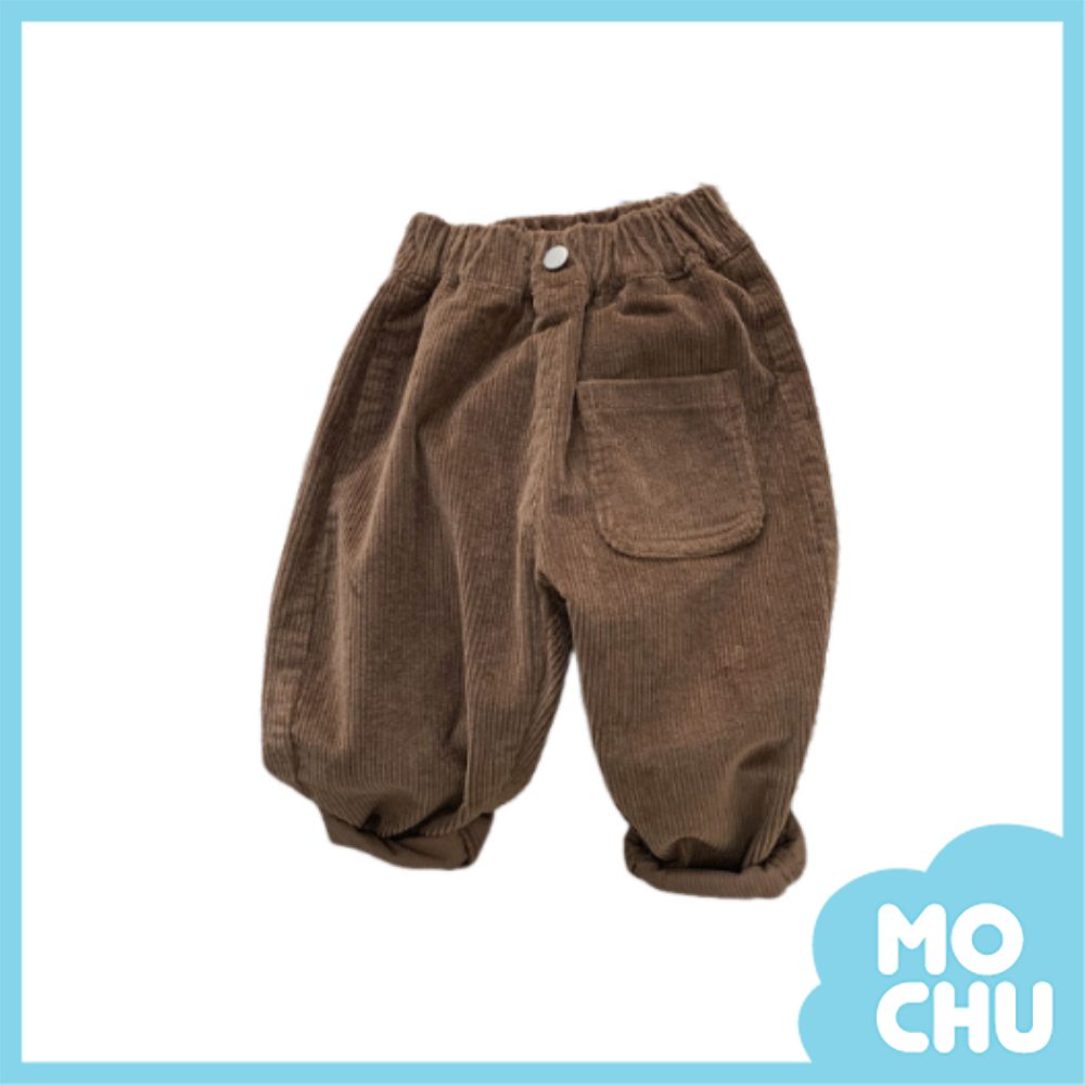 前口袋燈芯絨長褲(三色)