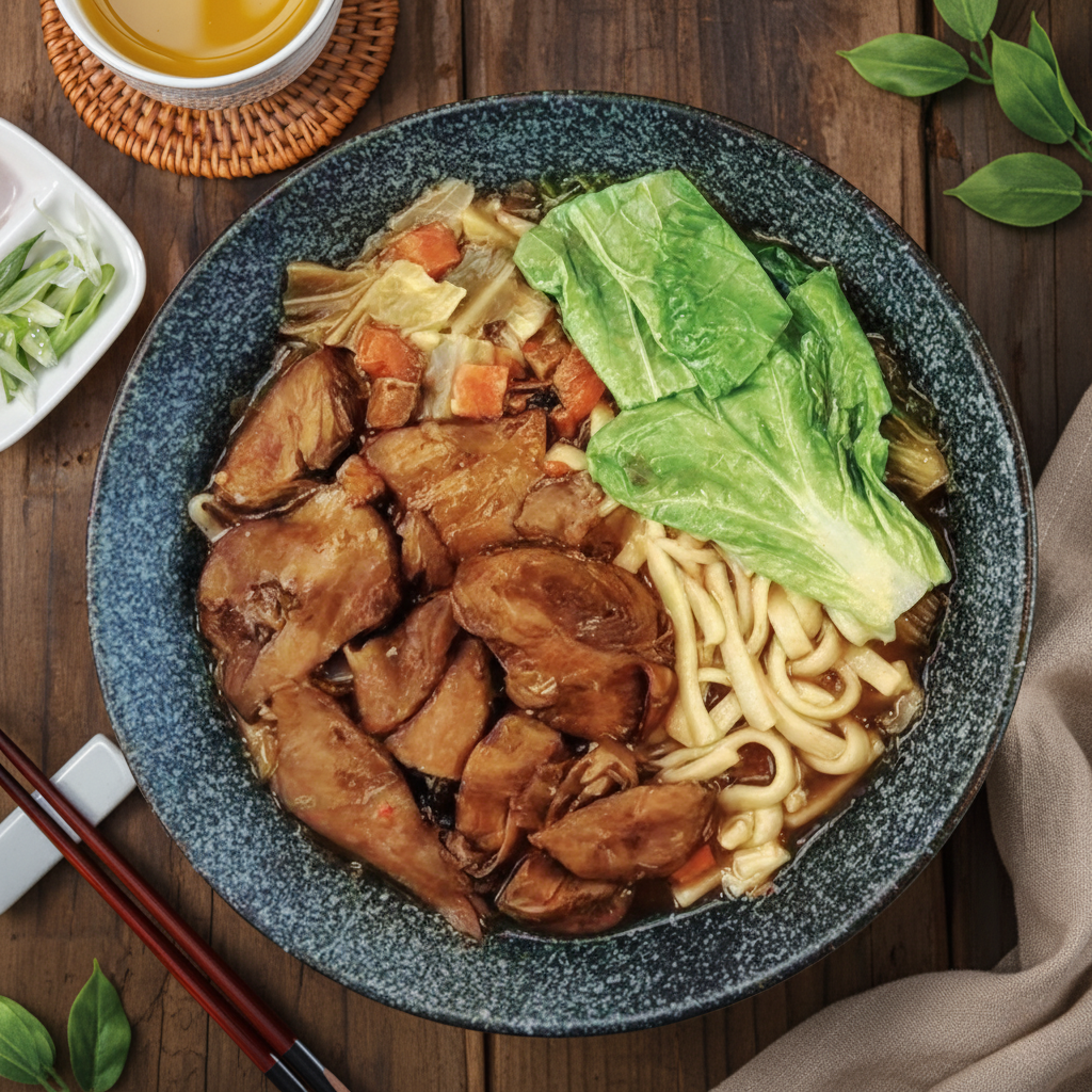 素食燒肉羅漢麵
