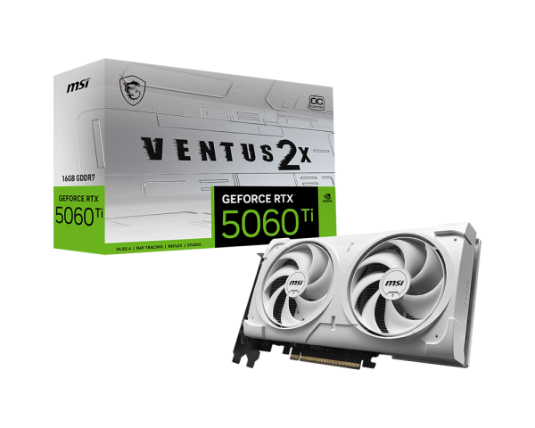 微星 RTX5060Ti 16G VENTUS 2X OC WHITE PLUS