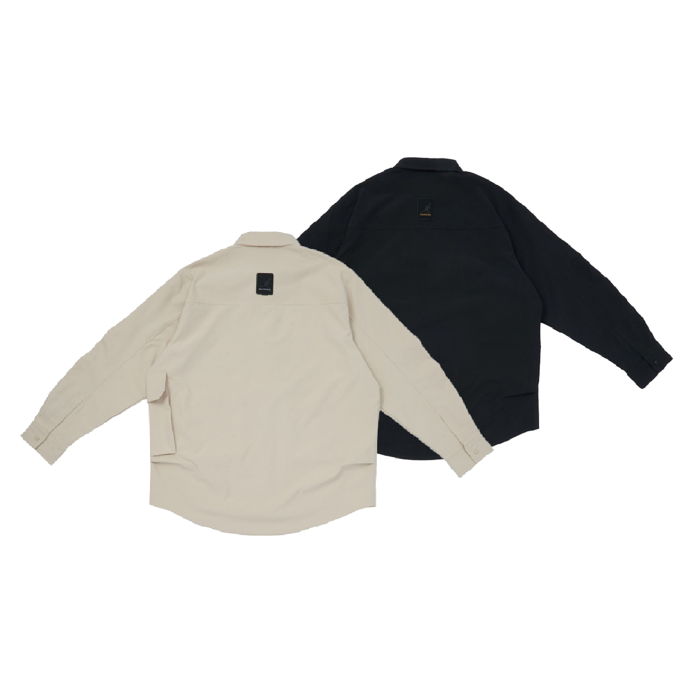 男女款 KANGOL JACKET 黑色 卡其色 英國 袋鼠 中性 工裝 襯衫 長袖 外套【64551471】