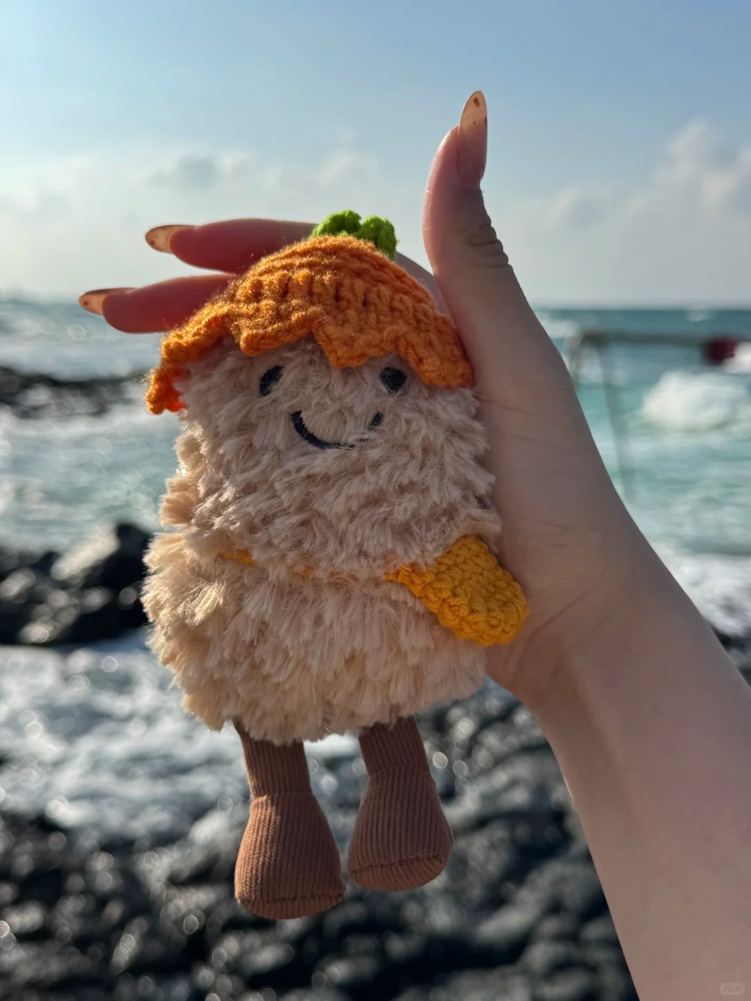 #預購 🇰🇷韓國濟州島苦盡柑來 限定花生吊飾娃娃