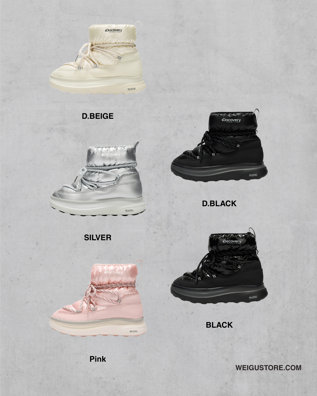 【預購】Discovery 亮面 雪地靴 DXSH6614N 冬季折扣款
