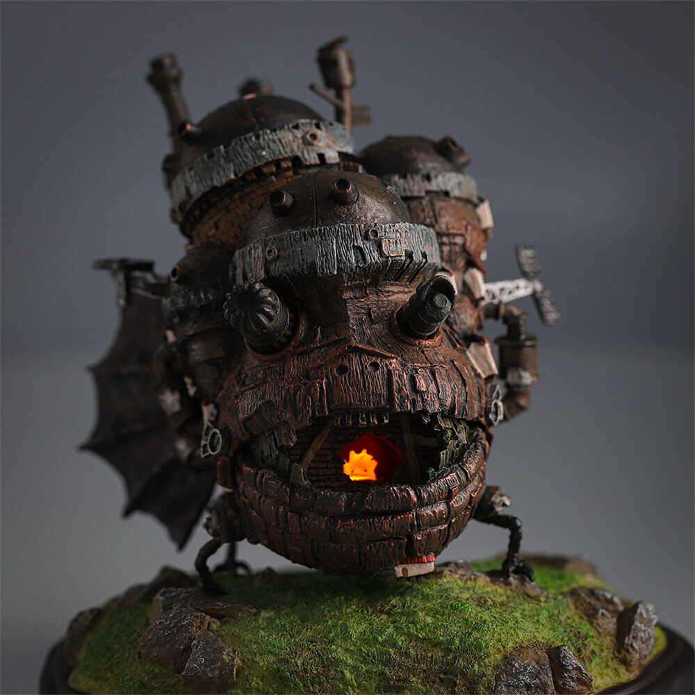 亮燈立體場景 霍爾的移動城堡