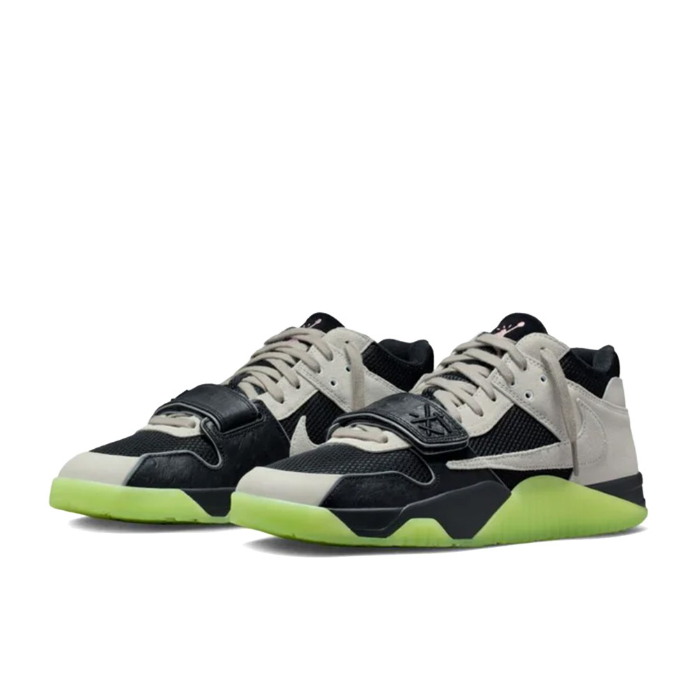Chase B x Travis Scott x Jordan Jumpman Jack 黑綠 倒鉤 三方聯名 運動鞋 男鞋 IH7971-001