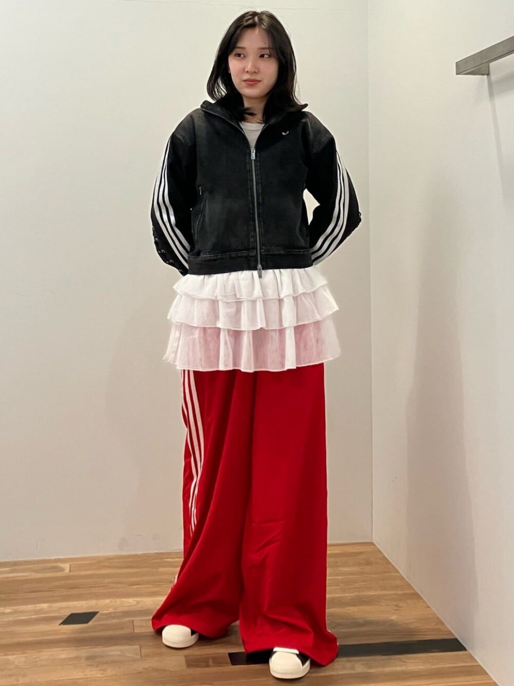 ADIDAS ORIGINALS DENIM FB RACING 抽繩 牛仔外套 單寧外套 夾克 水洗灰 灰黑 女款 KS1394 / 預購