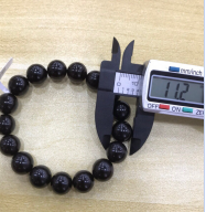 [B] GEMZ & CO AMBER MD020 Collector's Grade Burmese Bloodstone 11mm Bracelet, A24 (A24)