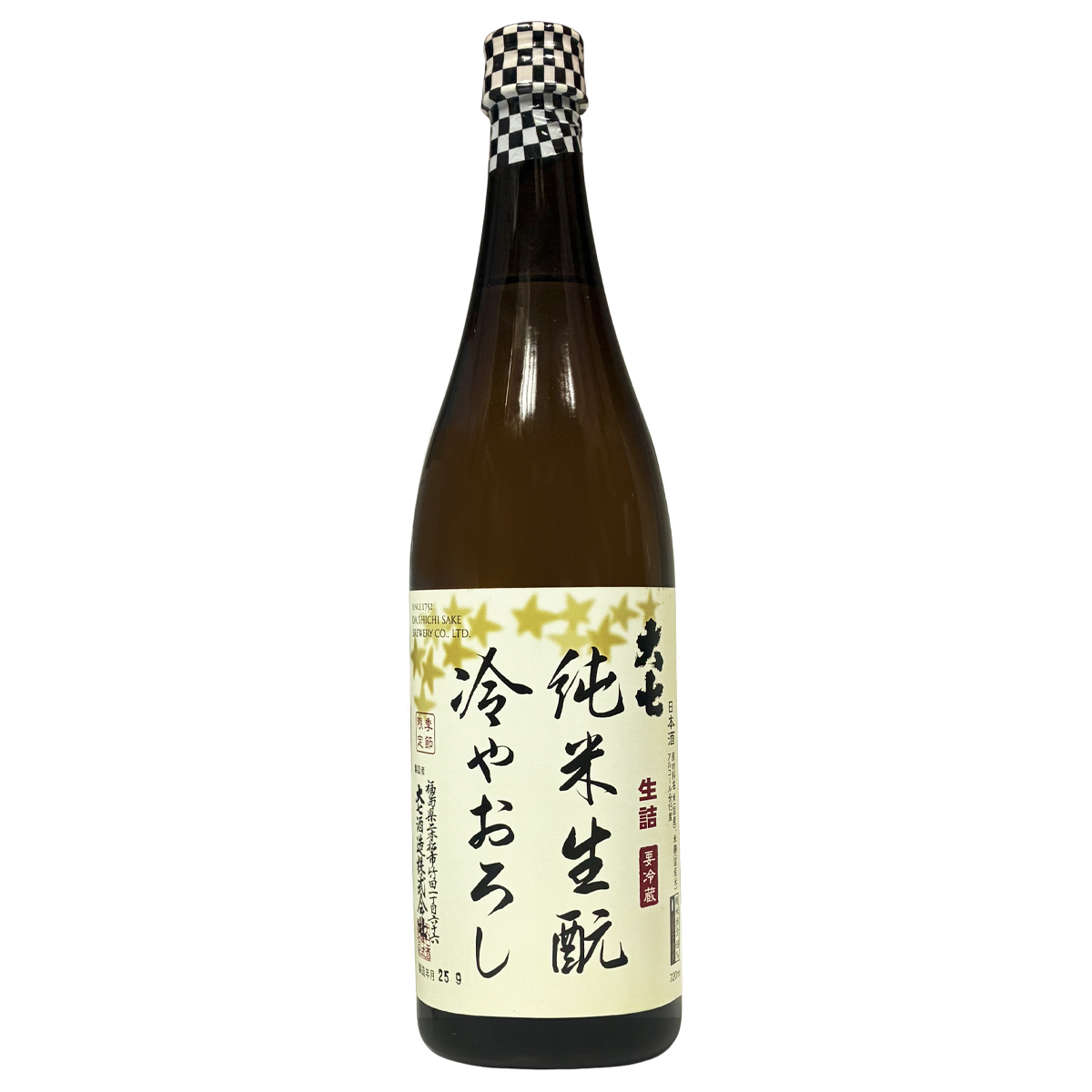 大七 純米生 冷やおろし 720ml