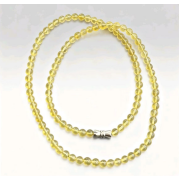 [B] GEMZ & CO AMBER MD181 Collector's Grade Blue Amber Necklace 4mm, A43 (A43)