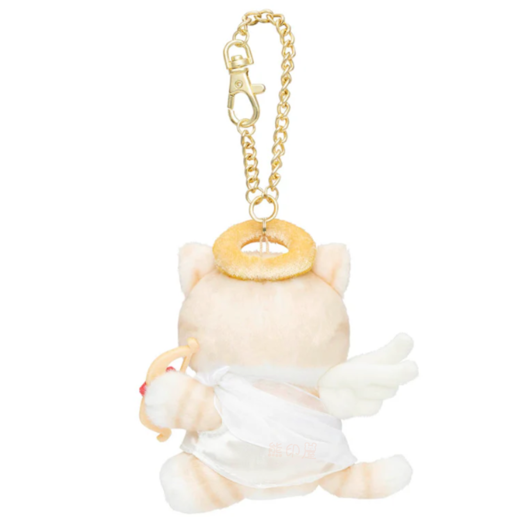 Mofusand 貓咪丘比特愛心款 毛公仔吊飾 掛飾