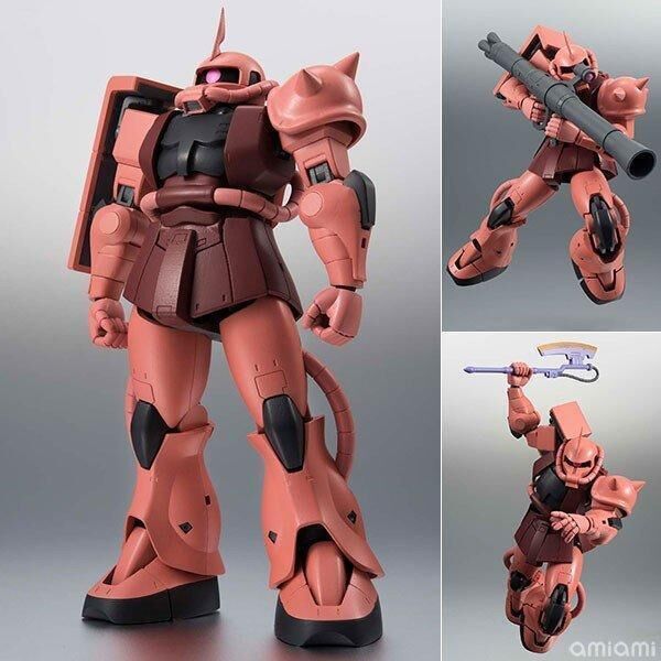 BANDAI 代理版 可動 ROBOT魂 SIDE MS MS-06S 夏亞專用薩克 動畫版 再販