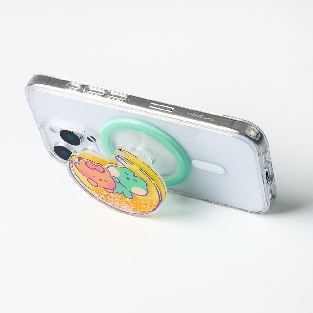 Line Friends Minini 磁吸手機支架 / 月亮抱枕-MT_MI_GL01