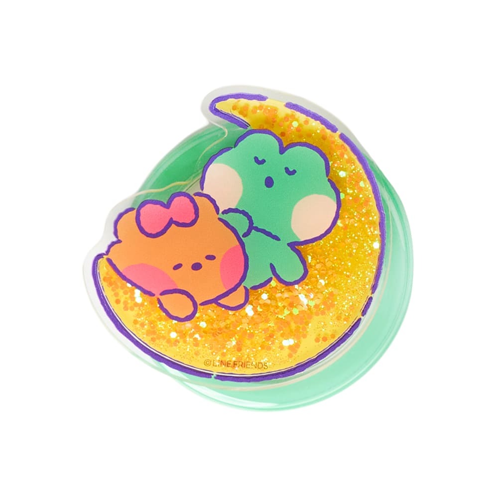 Line Friends Minini 磁吸手機支架 / 月亮抱枕-MT_MI_GL01