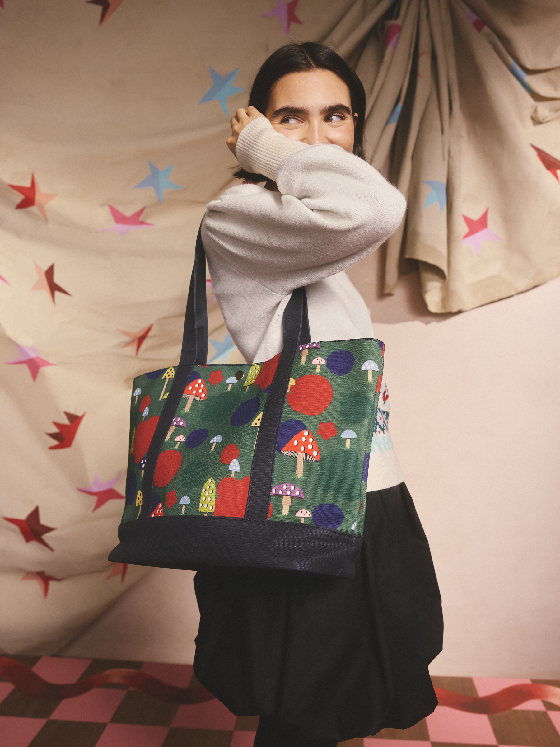 Mushrooms 中型托特包