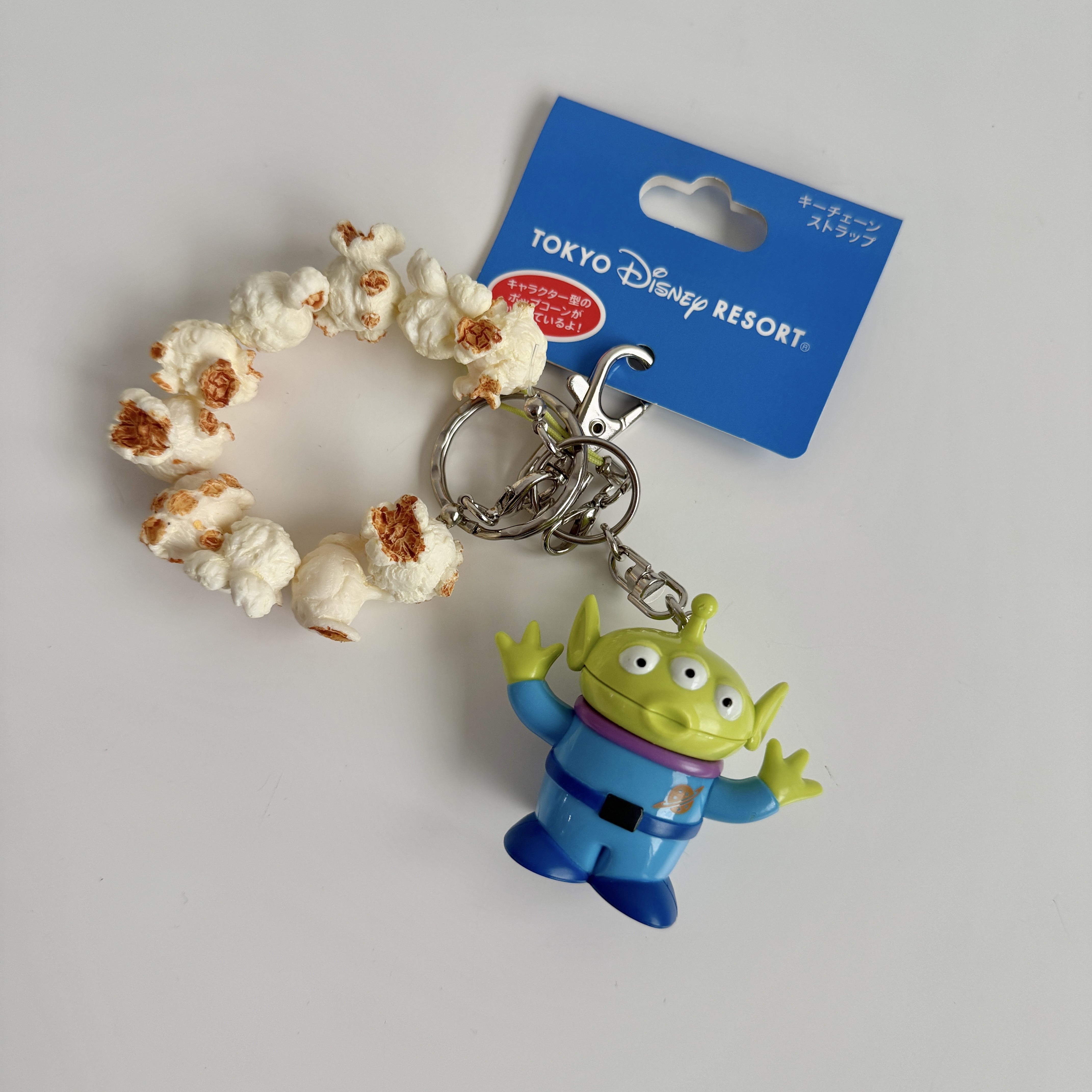 現貨┃Disney 東京迪士尼 三眼怪 巴斯 彈頭先生 小飛象 史迪奇 爆米花吊飾