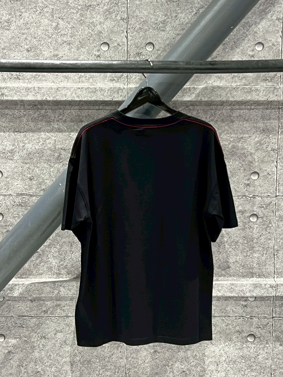 DIESEL 黑紅標籤Logo短袖 T