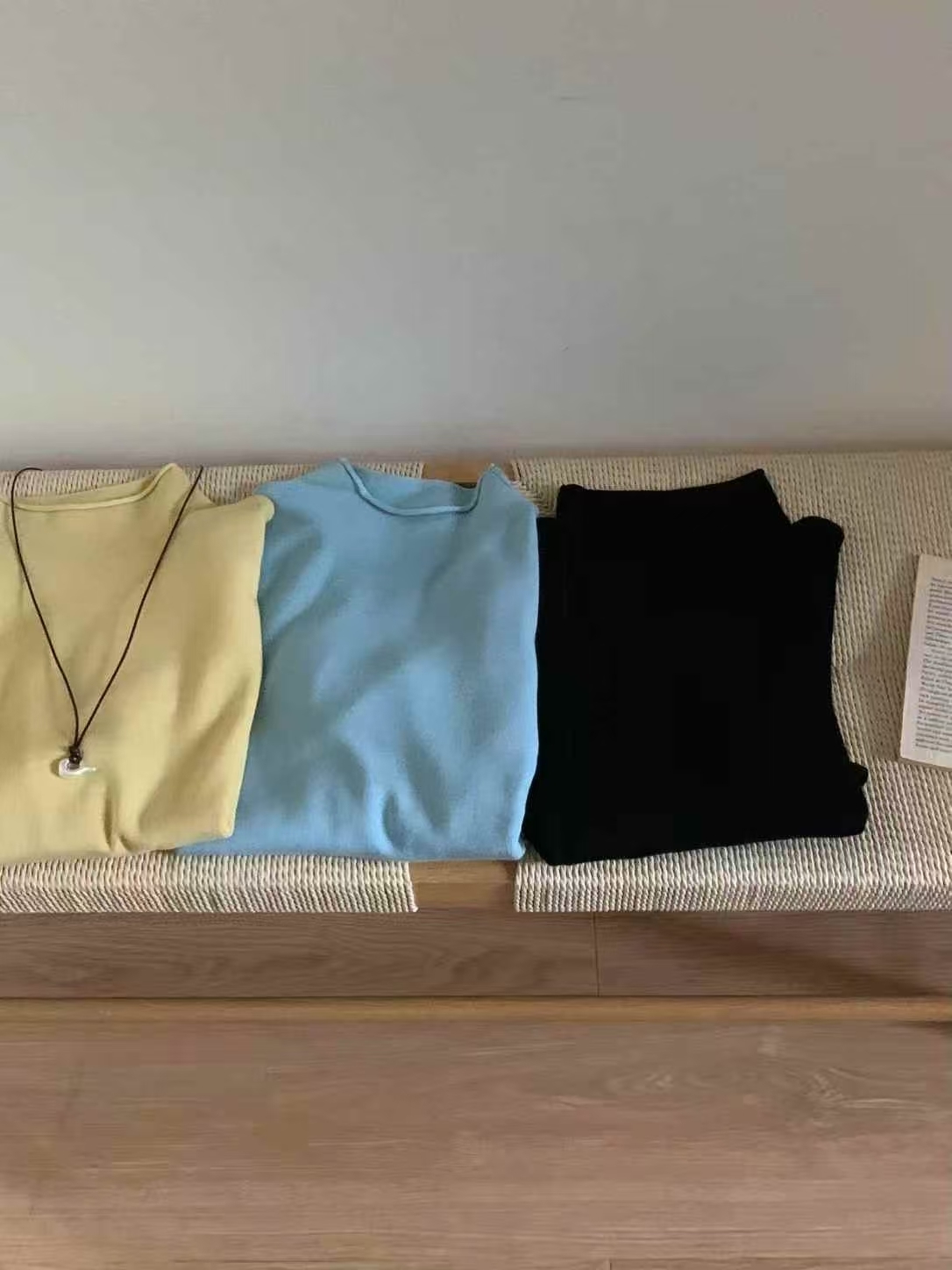 CB5314 小立領捲邊長袖上衣