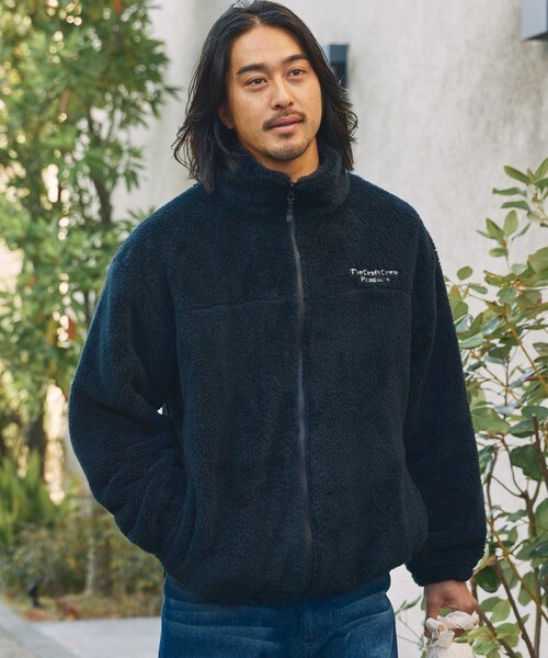 "代購" THE CRAFT CREW PRODUCTS 25AW 羊羔絨 抽繩拉鍊外套