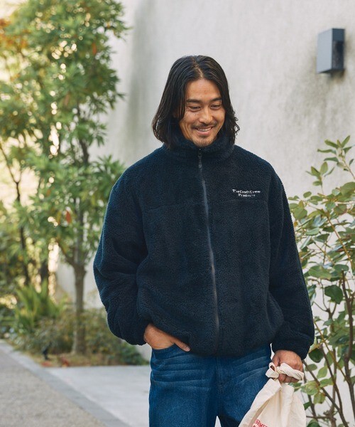 "代購" THE CRAFT CREW PRODUCTS 25AW 羊羔絨 抽繩拉鍊外套