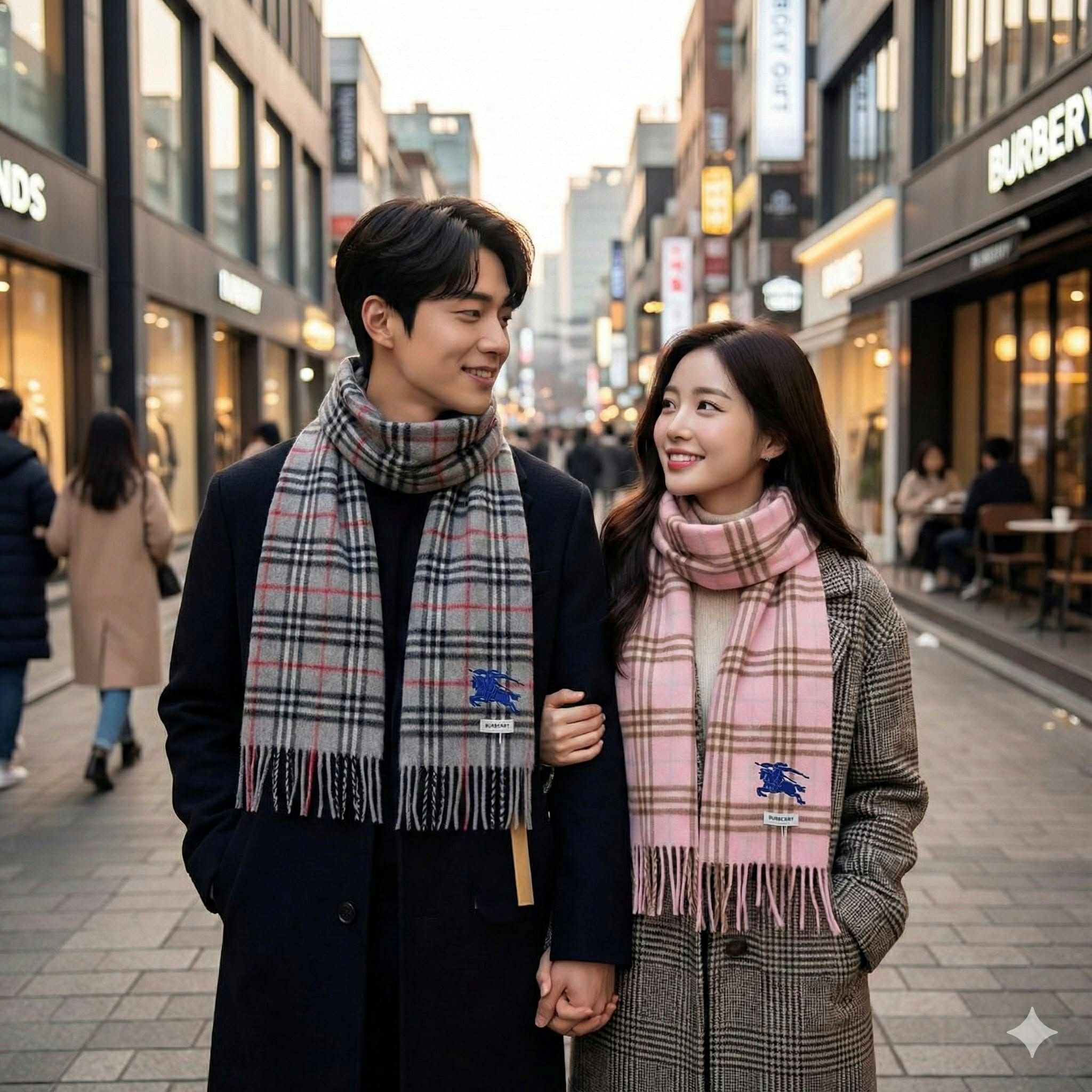 BURBERRY 經典格仔頸巾 (Made in Scotland)