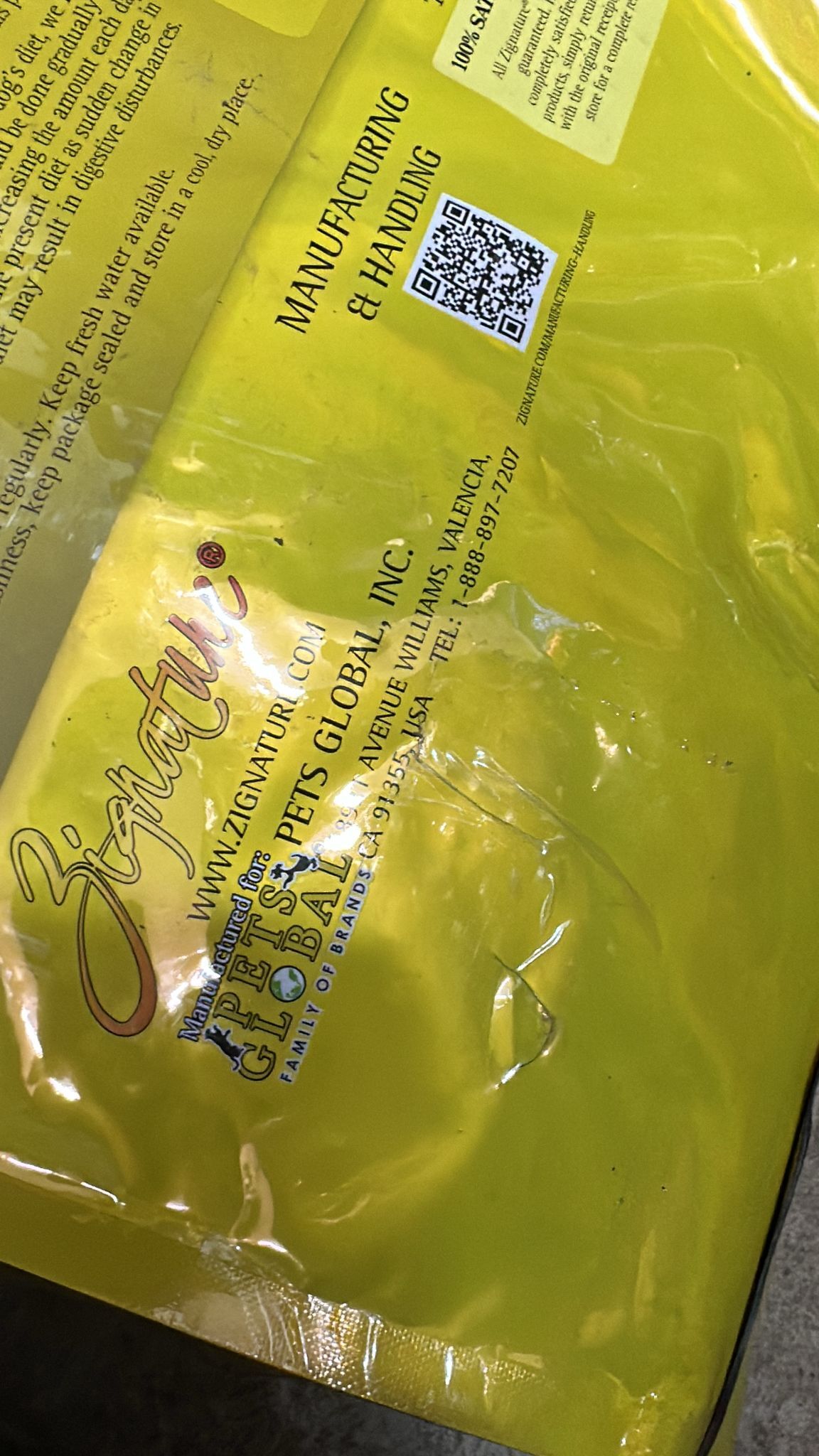 {包裝損壞DEC11}*85折*(EXP:2026年8月)Zignature超越 無穀物全犬糧系列 火雞配方．25lb（狗狗乾糧）