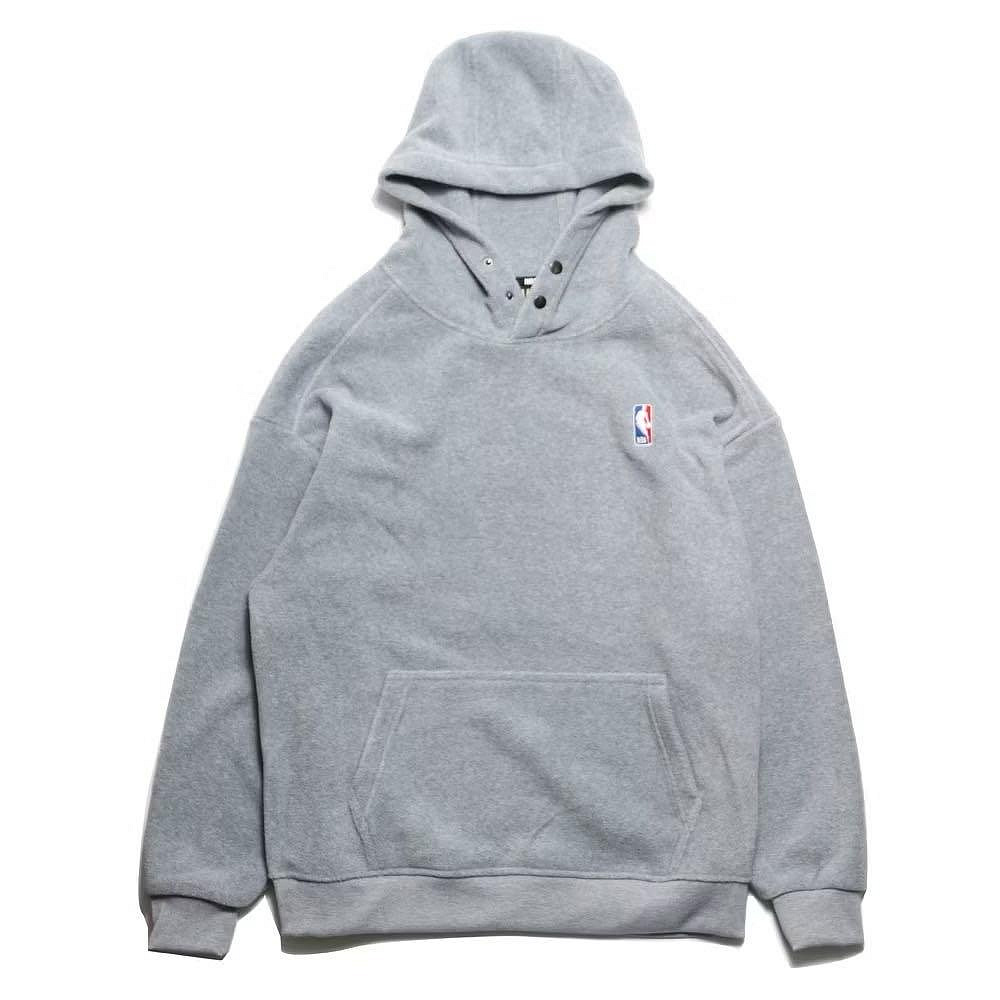 NBA 帽T 搖粒絨 灰 LOGO 連帽T恤 3255105512