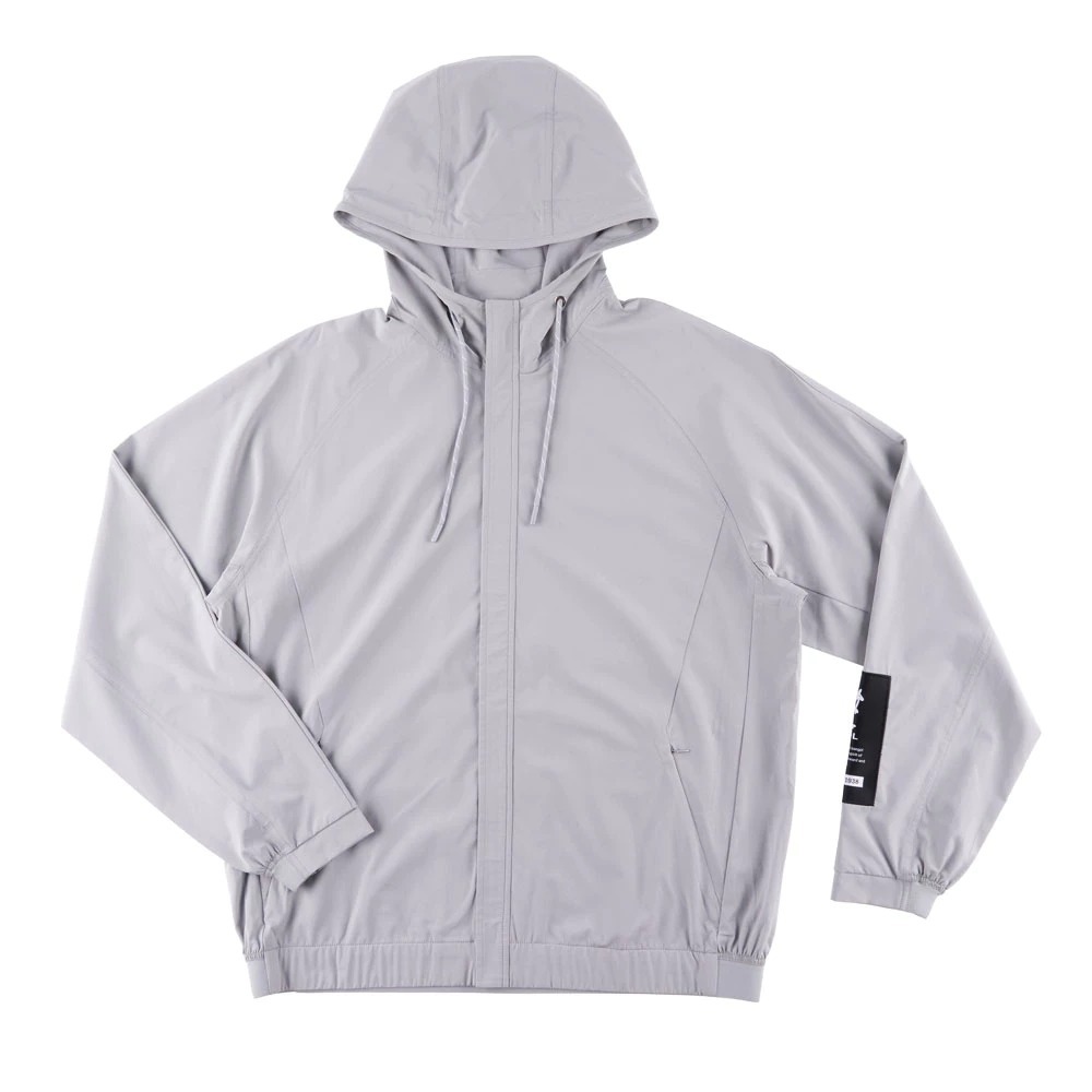 男款 KANGOL JACKET 灰色 英國 袋鼠 透氣 機能 連帽 外套【6321142111】