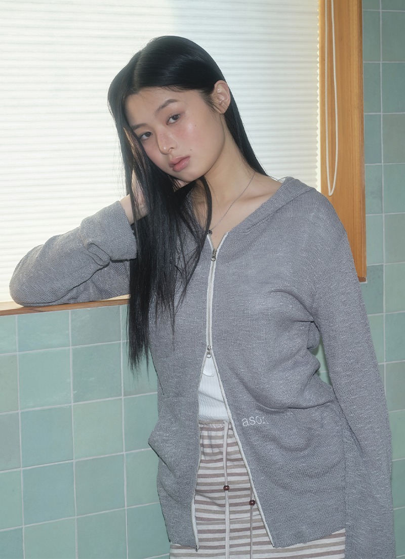 ASON KUMA HOOD ZIP-UP