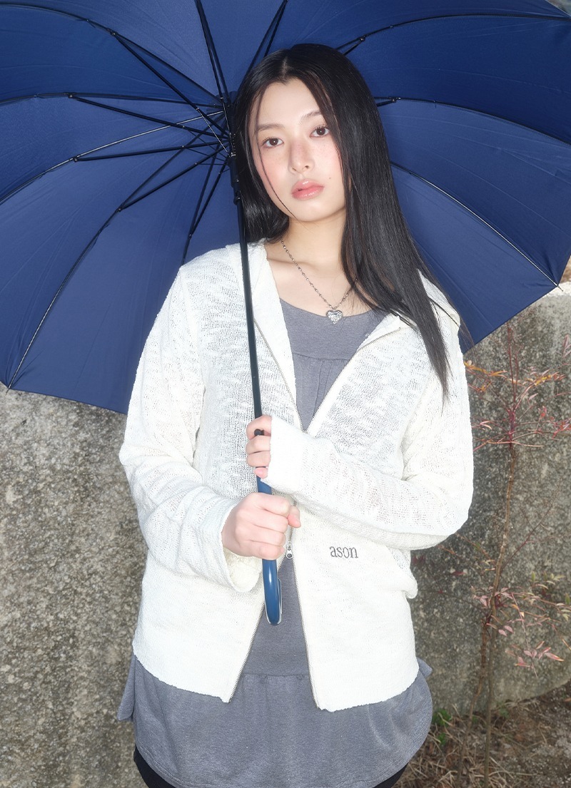 ASON KUMA HOOD ZIP-UP