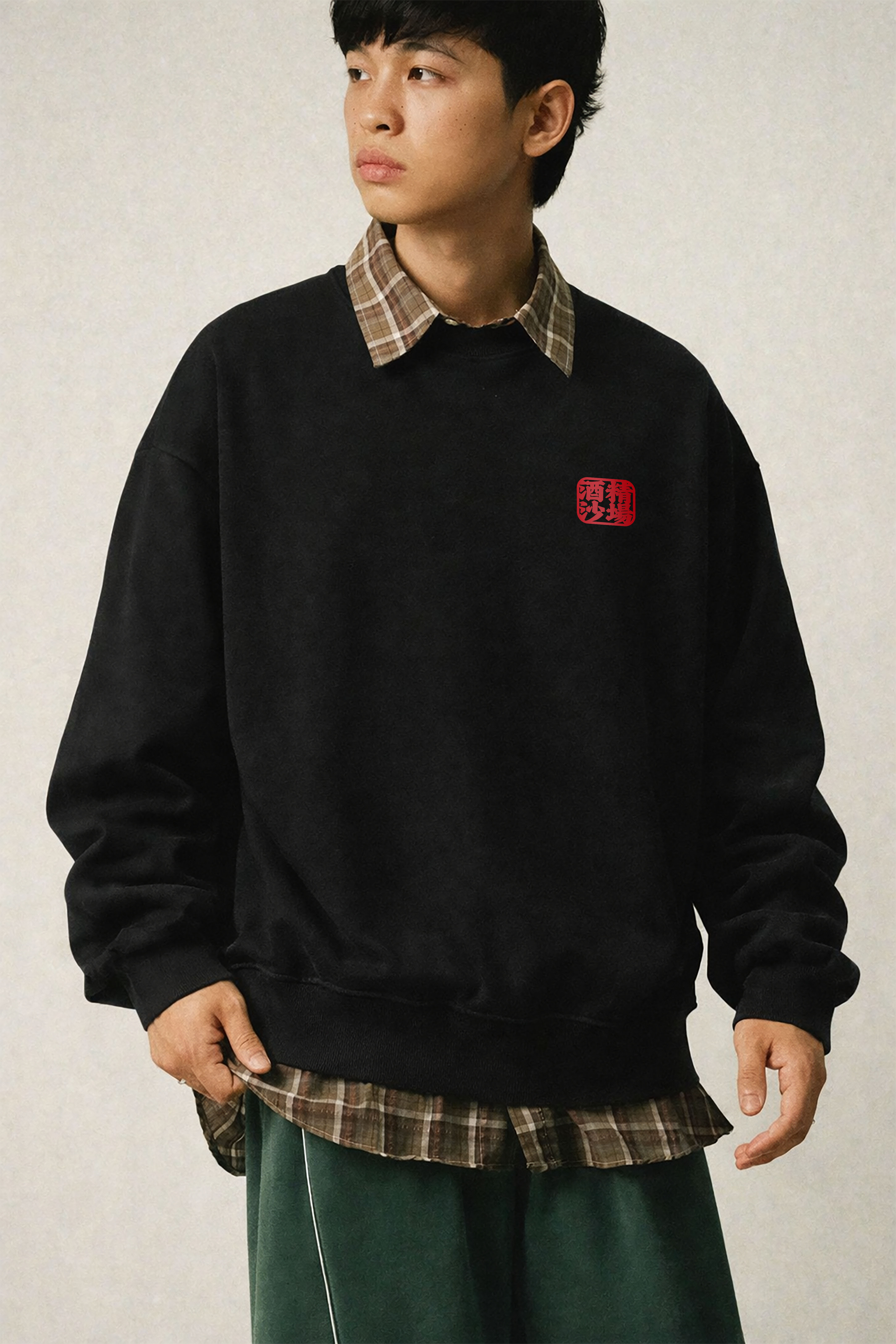 BDK.製造 - 酒精沙場 - 大學T〈BDK2538〉